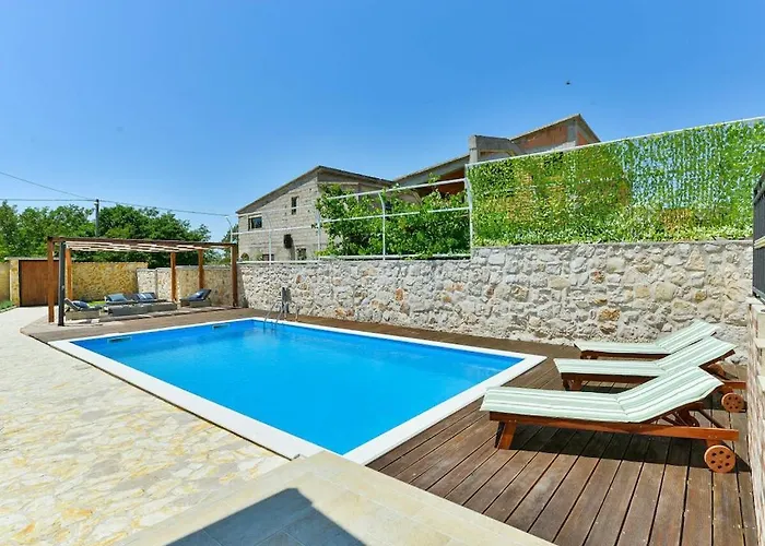 Villa Stone Anita With Pool Galovac (Zadar)