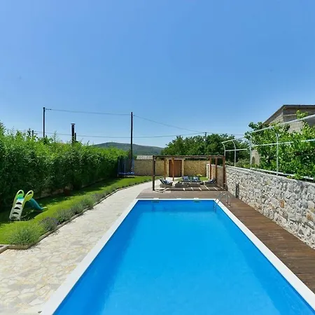 Stone Anita With Pool Galovac (Zadar)